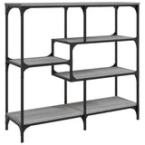 Console Table Grey Sonoma 103x32x95 cm Engineered Wood