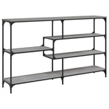 Console Table Grey Sonoma 160x32x95 cm Engineered Wood