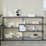 Console Table Grey Sonoma 160x32x95 cm Engineered Wood