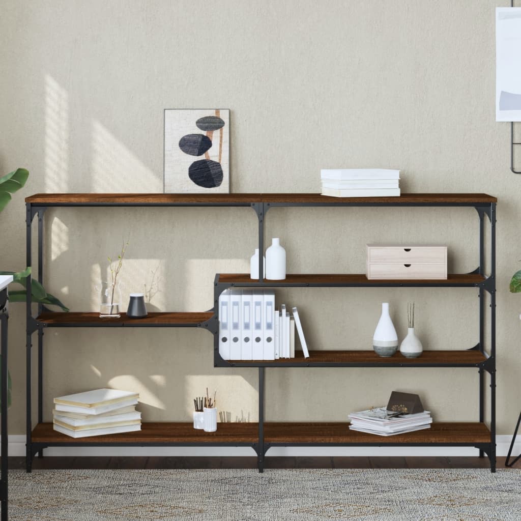 Console Table 103X32X95 Cm Engineered Wood
