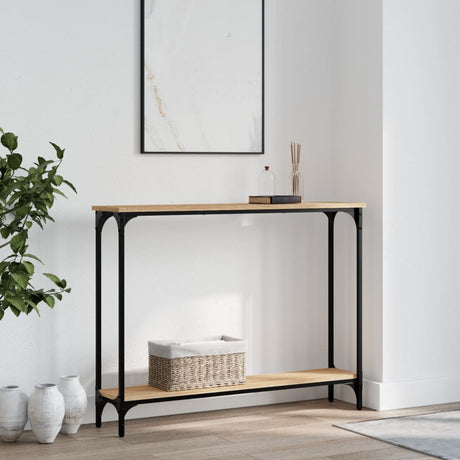Console Table 100X22.5X75 Cm Engineered Wood