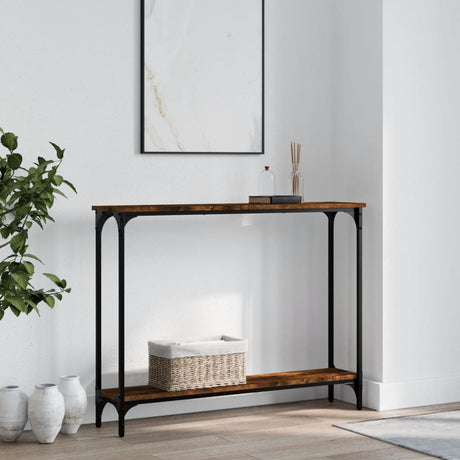 Console Table 100X22.5X75 Cm Engineered Wood