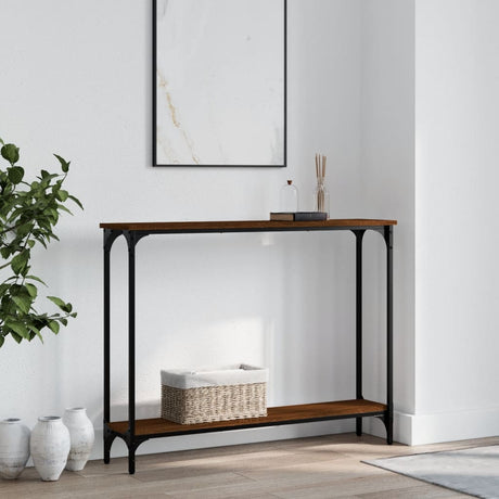 Console Table 100X22.5X75 Cm Engineered Wood
