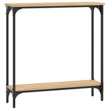 Console Table Sonoma Oak 75x22.5x75 cm Engineered Wood