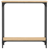 Console Table Sonoma Oak 75x22.5x75 cm Engineered Wood