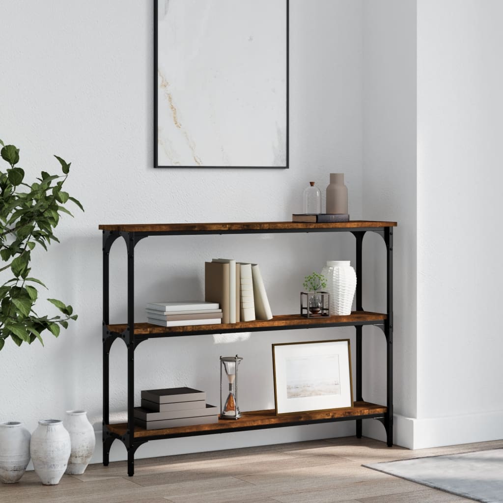 Console Table 100X22.5X75 Cm Engineered Wood