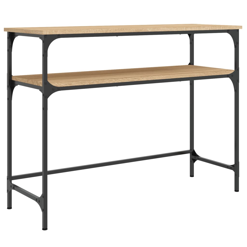 Console Table Sonoma Oak 100x35.5x75 cm Engineered Wood