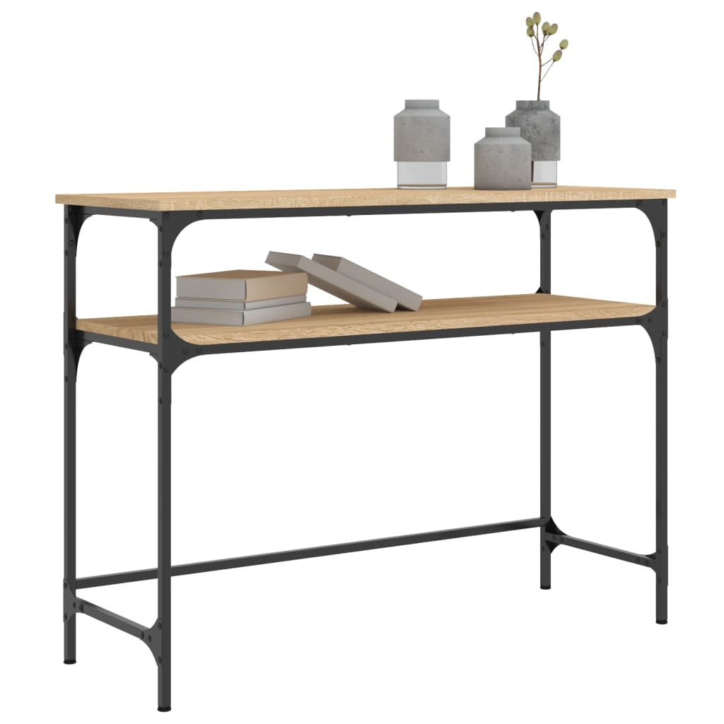 Console Table Sonoma Oak 100x35.5x75 cm Engineered Wood