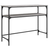 Console Table Grey Sonoma 100x35.5x75 cm Engineered Wood
