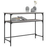Console Table Grey Sonoma 100x35.5x75 cm Engineered Wood