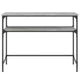 Console Table Grey Sonoma 100x35.5x75 cm Engineered Wood