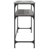 Console Table Grey Sonoma 100x35.5x75 cm Engineered Wood