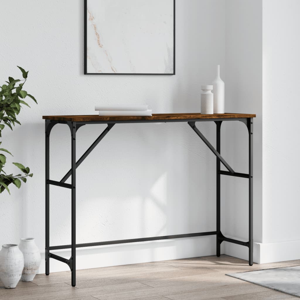 Console Table 100X32X75 Cm Engineered Wood