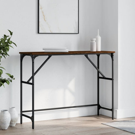 Console Table 100X32X75 Cm Engineered Wood