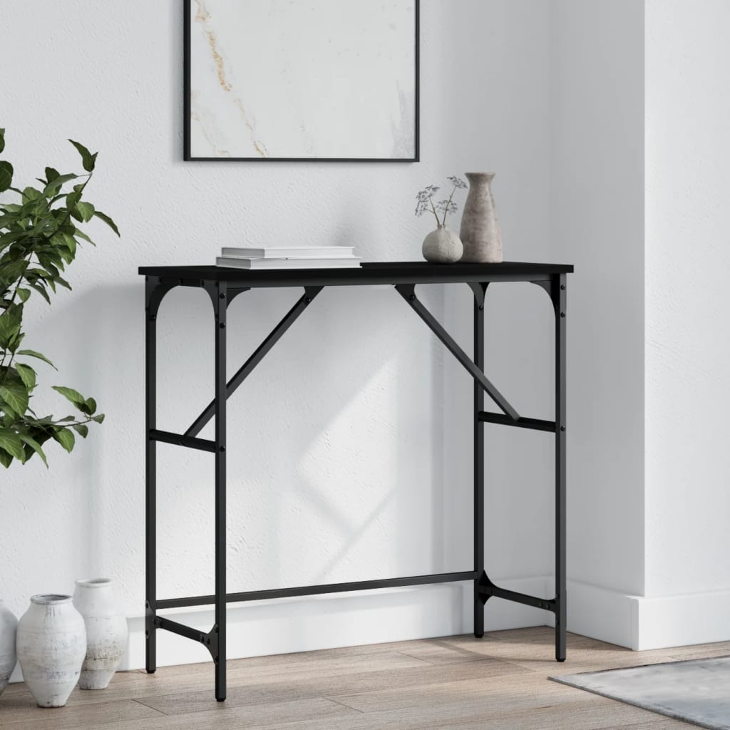 Console Table 100X32X75 Cm Engineered Wood