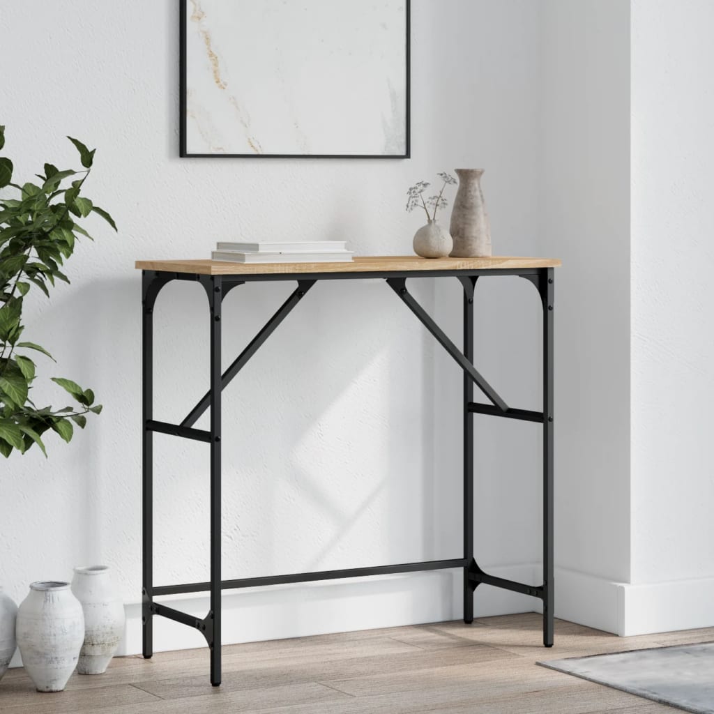 Console Table 100X32X75 Cm Engineered Wood