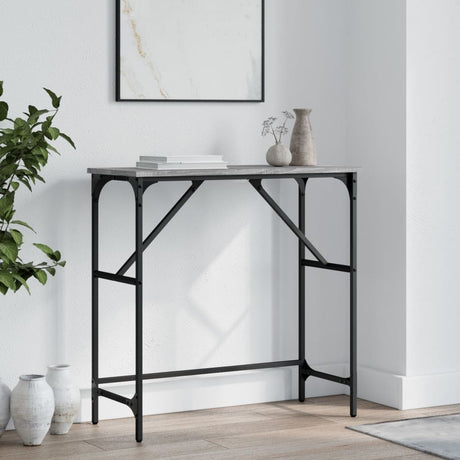 Console Table 100X32X75 Cm Engineered Wood