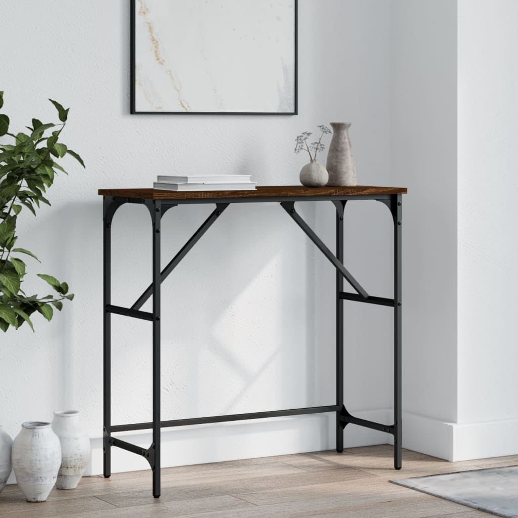Console Table 100X32X75 Cm Engineered Wood
