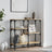 Console Table 102X29X75 Cm Engineered Wood