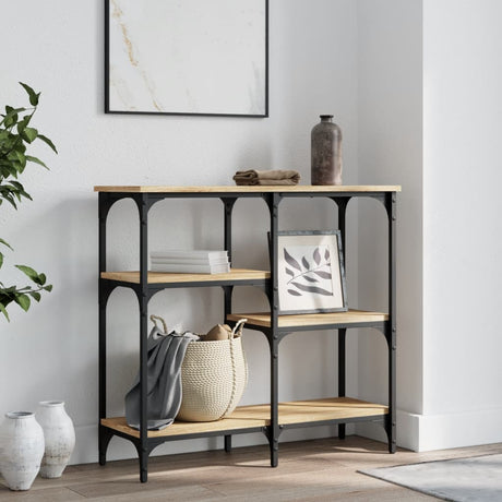 Console Table 102X29X75 Cm Engineered Wood