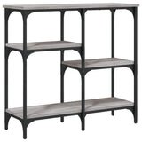 Console Table Grey Sonoma 80x29x75 cm Engineered Wood