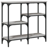 Console Table Grey Sonoma 80x29x75 cm Engineered Wood
