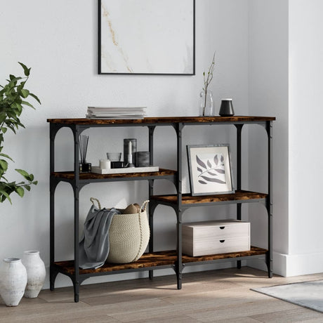 Console Table 102X29X75 Cm Engineered Wood