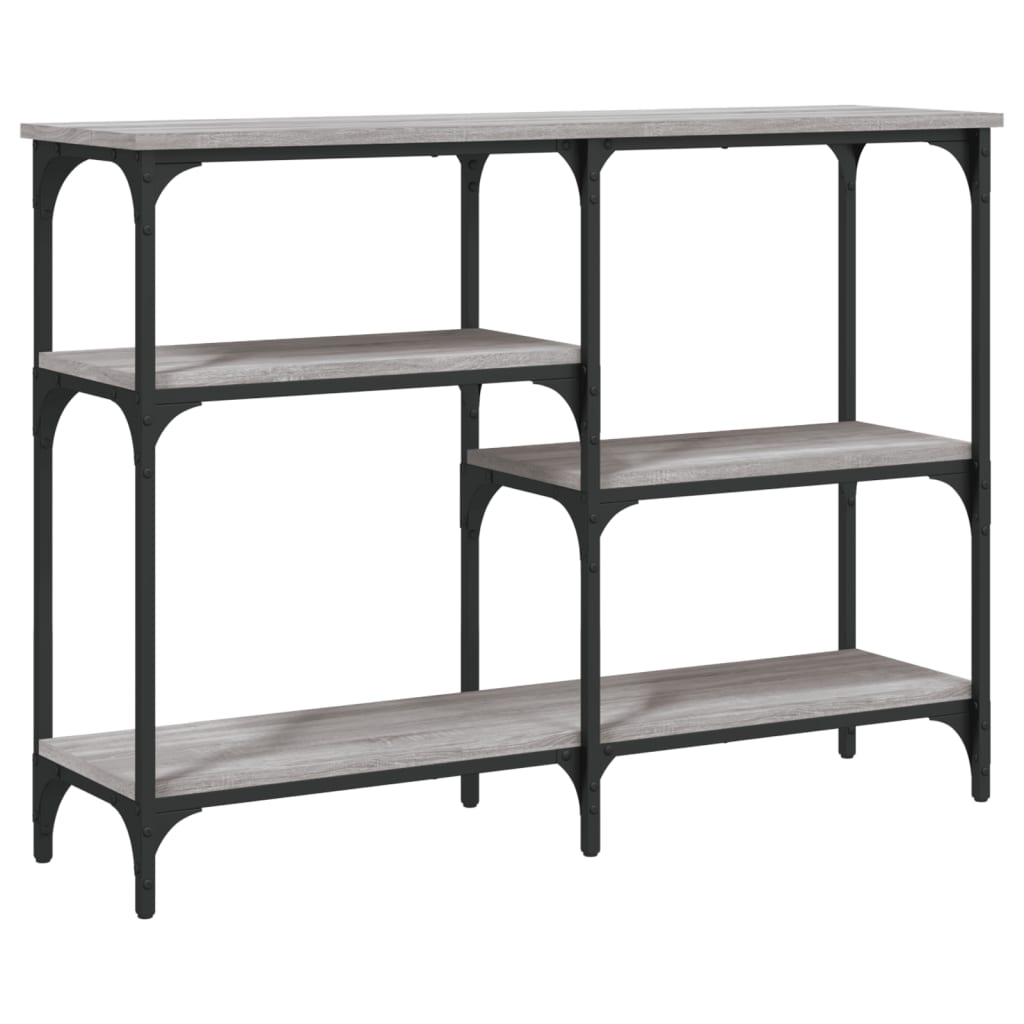 Console Table Grey Sonoma 102x29x75 cm Engineered Wood