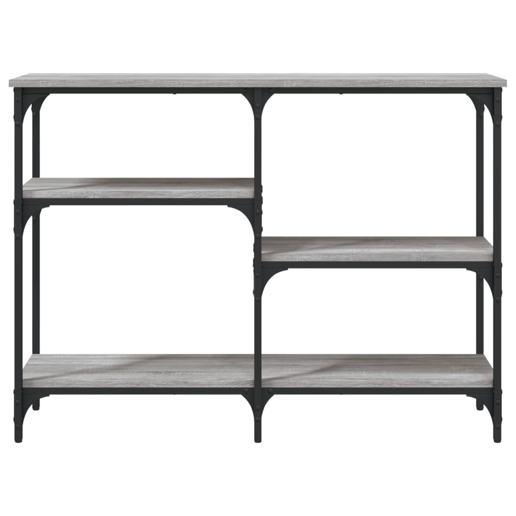 Console Table Grey Sonoma 102x29x75 cm Engineered Wood