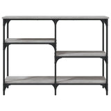 Console Table Grey Sonoma 102x29x75 cm Engineered Wood
