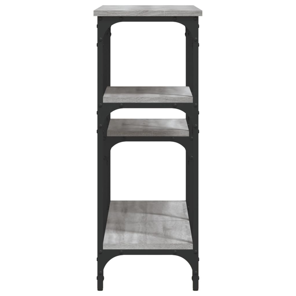 Console Table Grey Sonoma 102x29x75 cm Engineered Wood