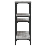 Console Table Grey Sonoma 102x29x75 cm Engineered Wood
