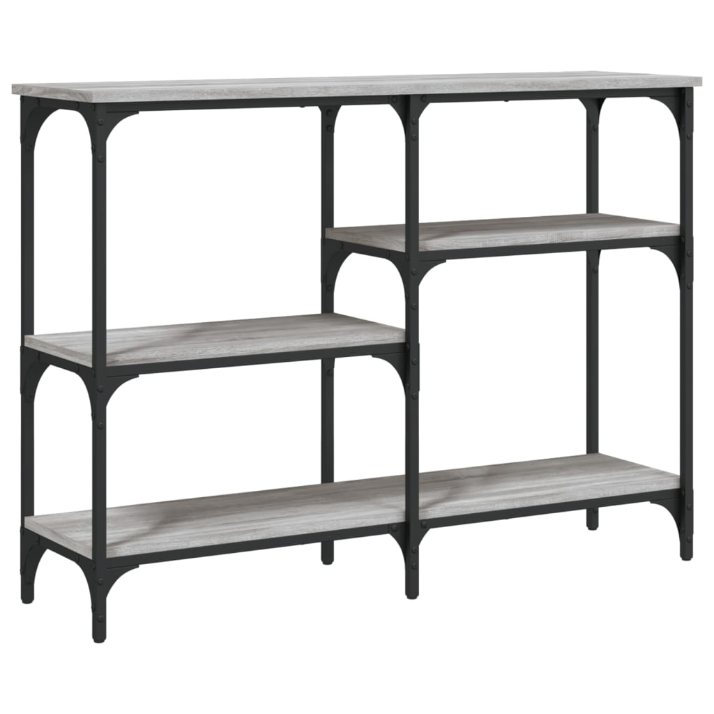 Console Table Grey Sonoma 102x29x75 cm Engineered Wood