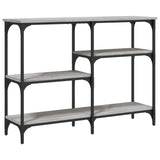 Console Table Grey Sonoma 102x29x75 cm Engineered Wood