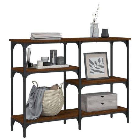 Console Table 102X29X75 Cm Engineered Wood