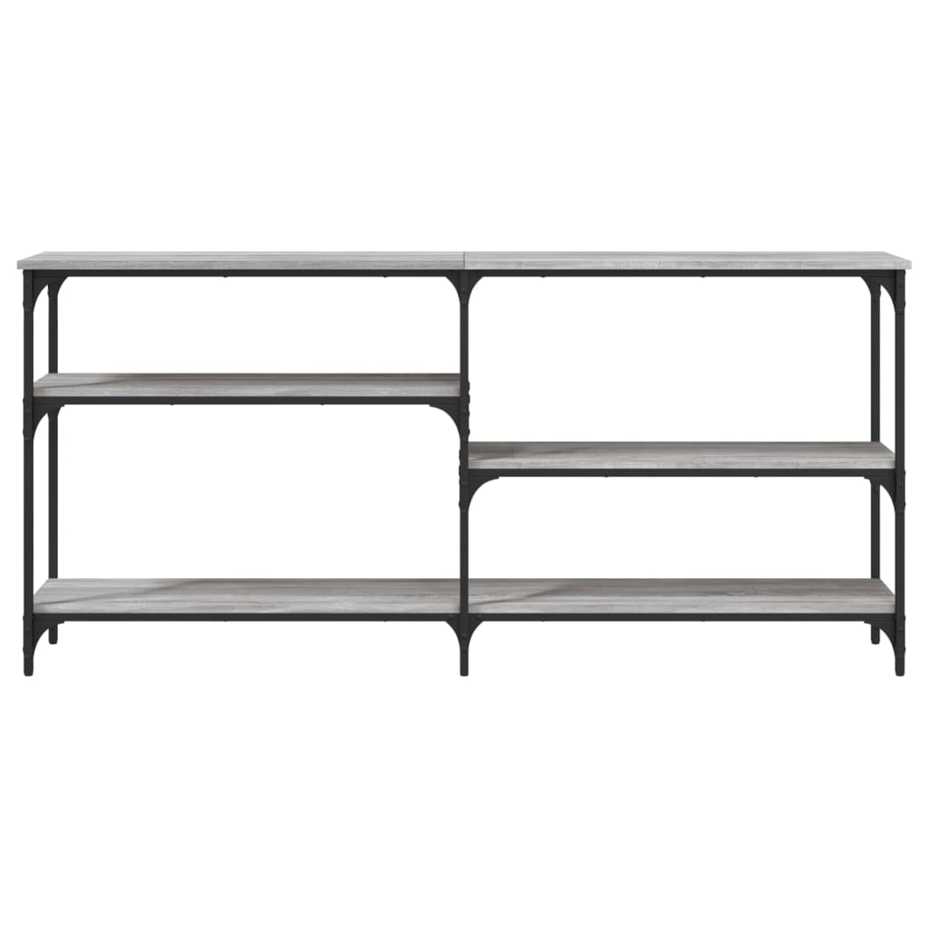 Console Table Grey Sonoma 160x29x75 cm Engineered Wood