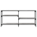 Console Table Grey Sonoma 160x29x75 cm Engineered Wood