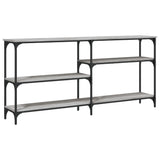 Console Table Grey Sonoma 160x29x75 cm Engineered Wood