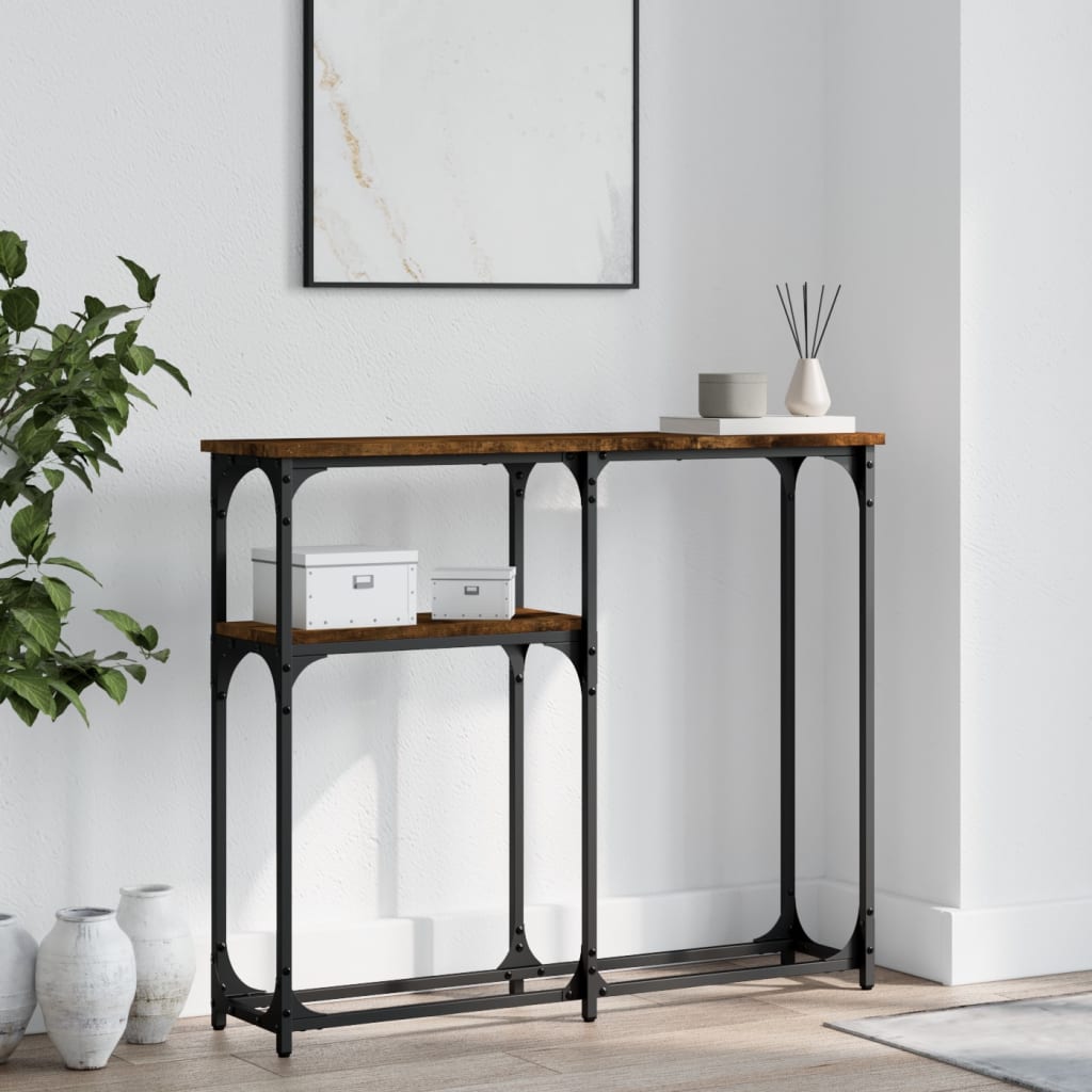 Console Table 90X22.5X75 Cm Engineered Wood