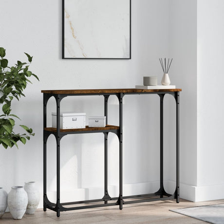 Console Table 90X22.5X75 Cm Engineered Wood
