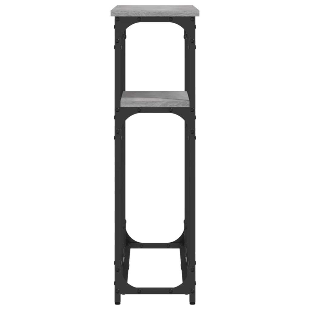 Console Table Grey Sonoma 90x22.5x75 cm Engineered Wood