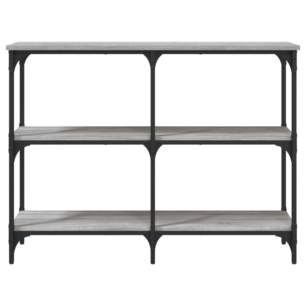 Console Table Grey Sonoma 100x29x75 cm Engineered Wood