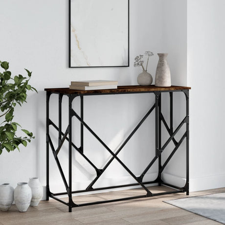 Console Table 100X40X80 Cm Engineered Wood
