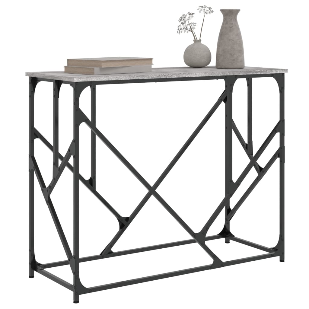 Console Table 100X40X80 Cm Engineered Wood