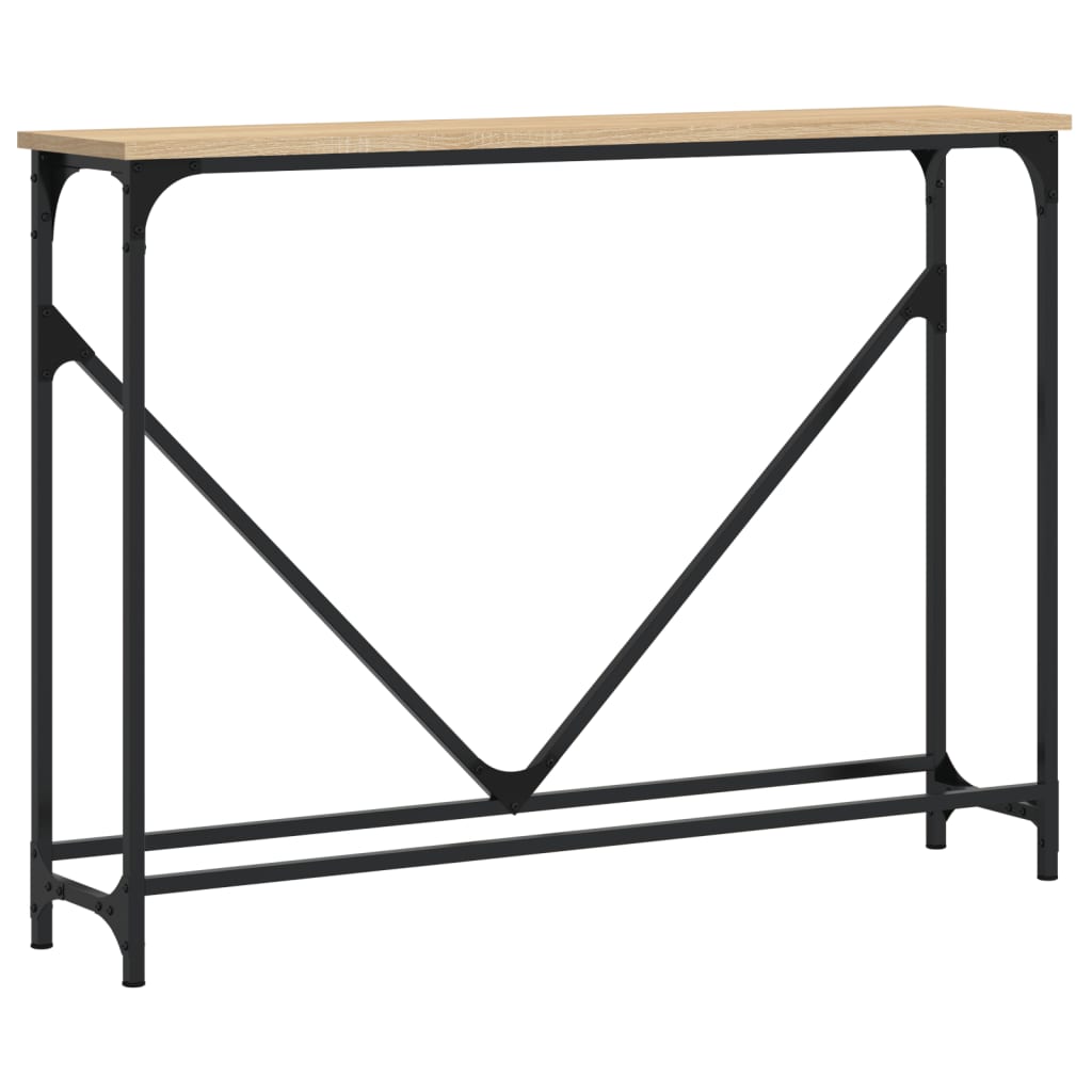 Console Table 102X22.5X75 Cm Engineered Wood