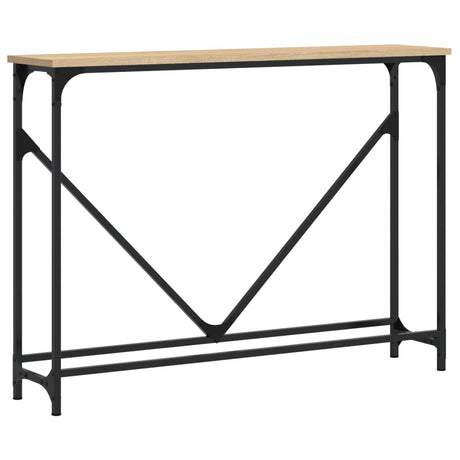 Console Table 102X22.5X75 Cm Engineered Wood