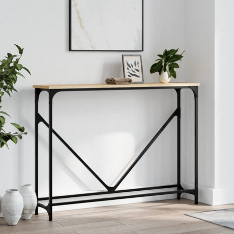 Console Table 102X22.5X75 Cm Engineered Wood