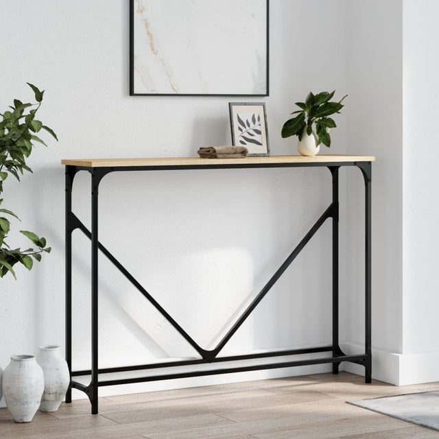 Console Table 102X22.5X75 Cm Engineered Wood