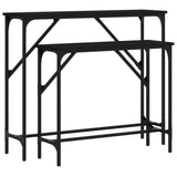 Console Tables 2 Pcs Engineered Wood