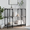 Console Table 102X35X90 Cm Engineered Wood